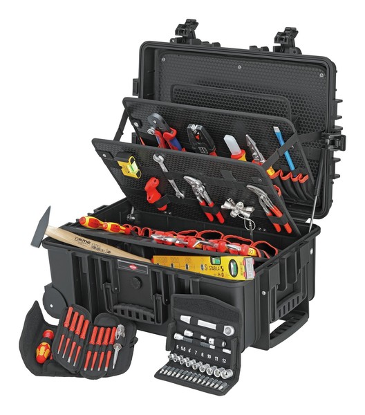 Knipex Werkzeugkoffer Robust 45 Elektro 63-Teilig - 00 21 37-image