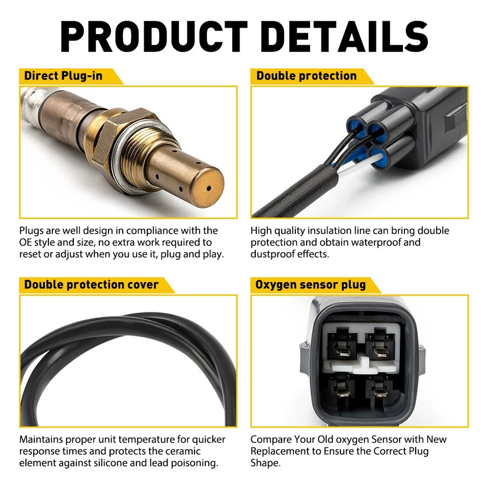 89467-42020 Upstream Oxygen Sensor Fits for 2001 2002 2003 Toyota Rav4 Replace - Image 3 of 4