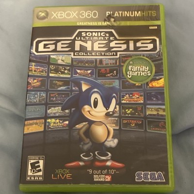 SEGA Sonic's Ultimate Genesis Collection Xbox 360 Compilation Multiplayer NTSC