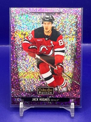2024-25 O-Pee-Chee Platinum Violet Pixels /299 Jack Hughes #13