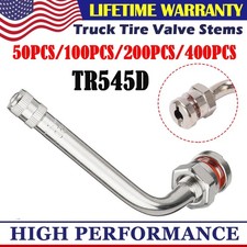 50pcs-400pcs Truck Tire Valve Stems Tr545d For New 22.5 24.5 Alcoa Aluminum Us