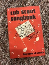 Vintage BOY SCOUTS OF AMERICA  CUB SCOUT SONG...