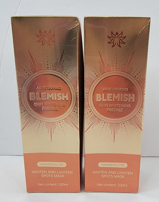 Lot of 2 AIGEYOUPING  Blemish Skin Whitening Freckle Peel And Pull Mask 100 ML