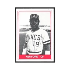 1982 TCMA Minor League Ken Ford Alexandria Dukes #23