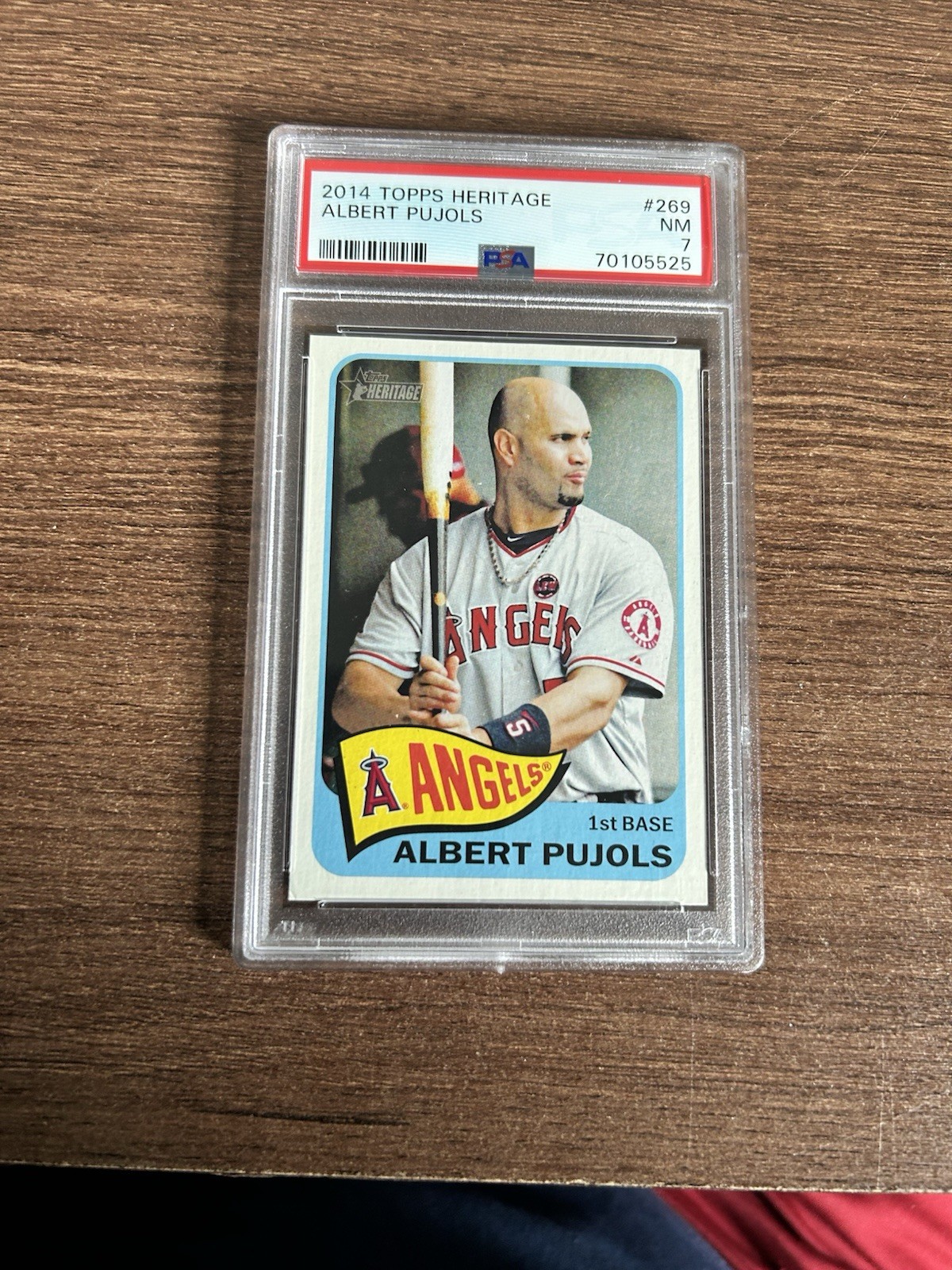 2014 Topps Heritage - Albert Pujols #269 PSA 7