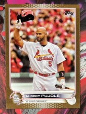 2022 Topps Update Albert Pujols Gold /2022 SP St. Louis Cardinals #US300