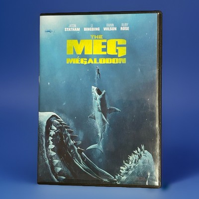 The Meg (DVD, 2018, 2-Disc Set, Widescreen, Bilingual) Shark Horror
