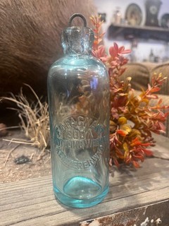 Advertising Kemmerer Wyoming Hutch Soda Bottle Antique