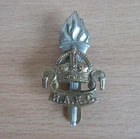 Vintage RAEC Royal Army Education Corps Cap Badge Kings Crown 1940's WW2
