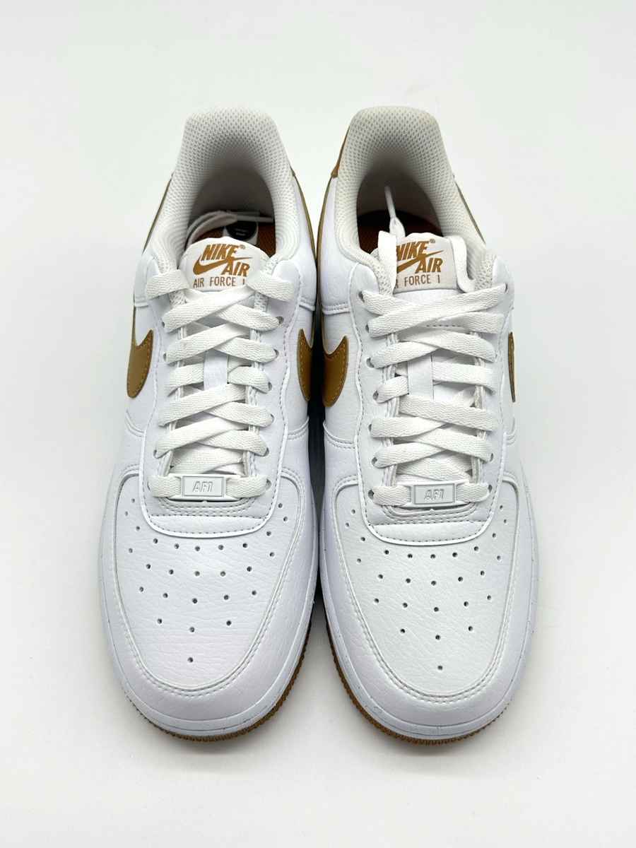 Nike Air Force 1 '07 Next Nature Women's Size 7 White Flax Brown