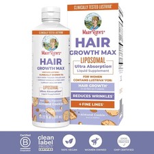 MaryRuth Organics Growth Hair Womens MAX Liposomal with Lustriva Biotin