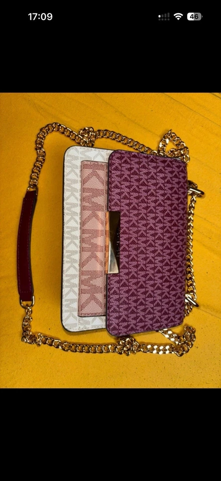 Michael Kors Jade Schultertasche für Damen - Vanilla Acorn (30H9GJ4L3B), Foto 3 von 5