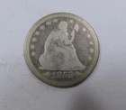 USA Seated Liberty Quarter 90% Silver 25 Cents 1853 ARROWS VG – Fine VERY SCARCE