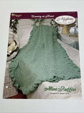 Mint Ruffles Country Crochet Pattern Card Needlecraft Shop
