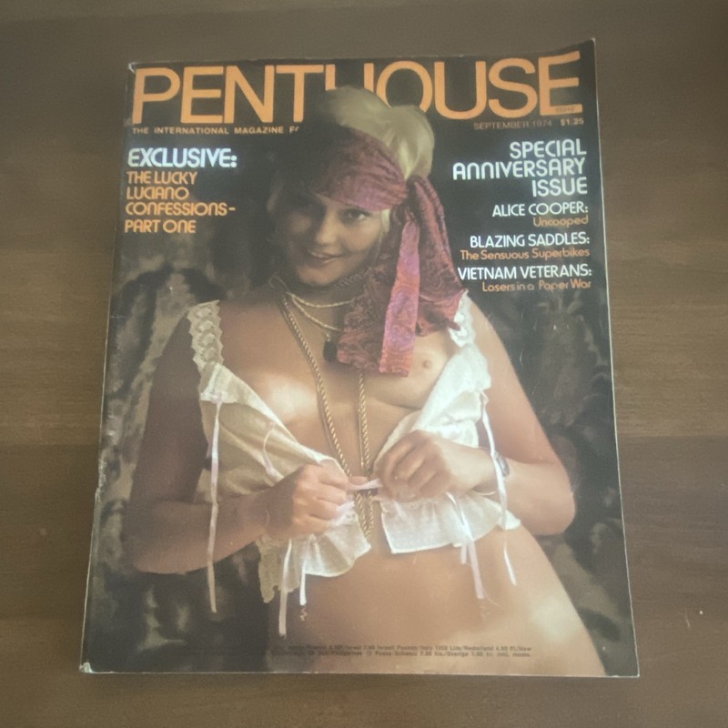 Vintage Penthouse Magazine September 1974 Special Anniversary Issue Janice Kane