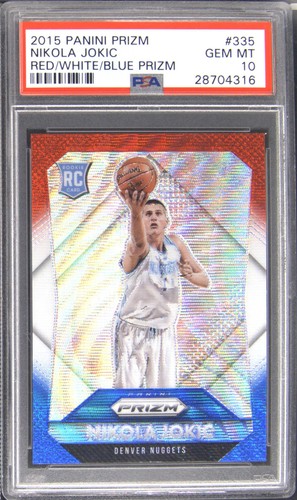 2015 Nikola Jokic [Red, White, and Blue Prizm] #335