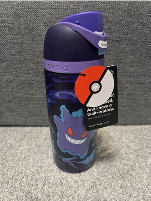 POKÉMON x OWALA FreeSip 16 oz Gengar in the Shadows Stainless Steel Water Bottle