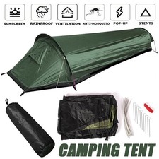 Ultralight Tent Single Person Camping Tent Backpacking Outdoor Tent Sleeping Bag