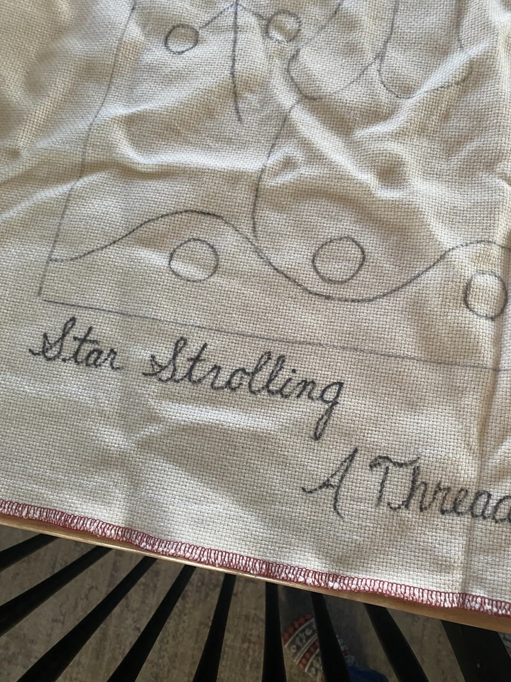 Snowman Rug Hooking Pattern Monks Cloth 20 By 30- Threads Of Comfort - Image 2 of 4