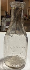 Rare Salem (Oregon) 5 Cent Store One Quart Milk Bottle 1927 Patent Date