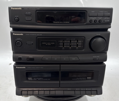 Panasonic SA-DH44 Stereo Double Cassette Receiver Tested! EB-18935