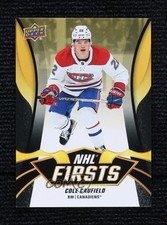 2021 Upper Deck NHL Firsts Achievement Variation Cole Caufield #NF-19 Rookie