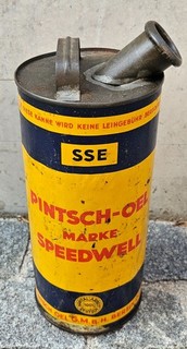 Speedwell Öldose Berlin 27 cm hoch.