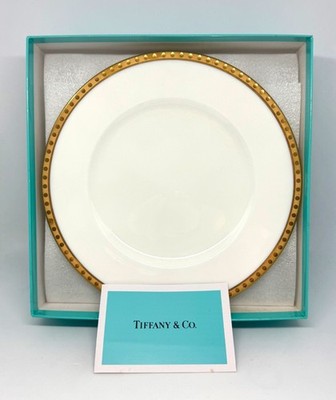 TIFFANY & Co. Gold Band Plates Set of 2 with Box Made in Japan | eBay