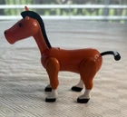 Vintage Fisher Price Little People Brown Horse For Farm Western Town