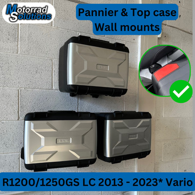Wandaufhänger Vario Top Box & Packtaschen 2013 2023 Montagekoffer BMW R1200GS LC R1250GS