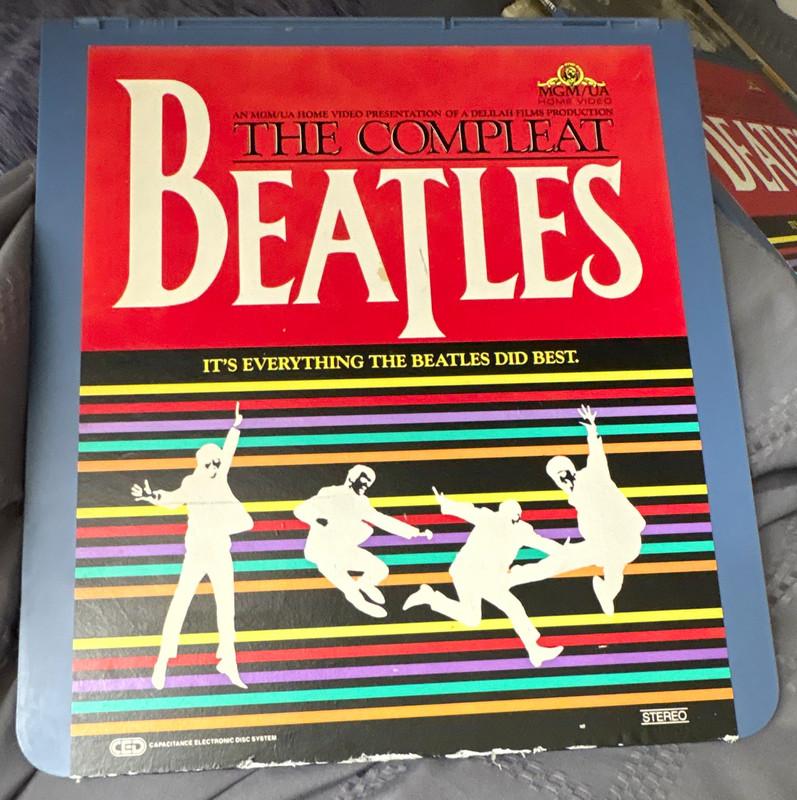 The Compleat Beatles LaserDisc NR English Rock Music & Concerts The Beatles