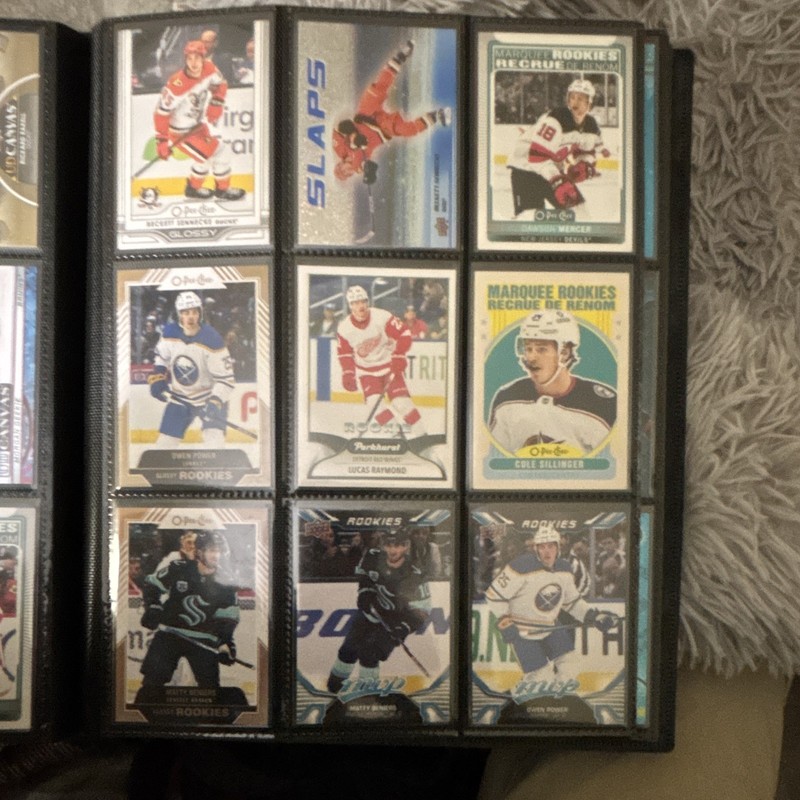 Upper Deck NHL Rookie/Insert Card Lot - 2024-25 9-Card O-Pee-Chee/Parkhurst/MVP