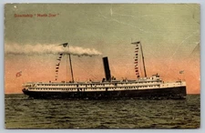 Vintage Steamship North Star Postcard P66363 PSC Superior Quality