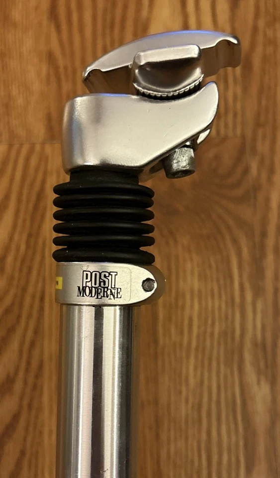 Tija de sillín de bicicleta con amortiguador 27 mm marca poste longitud moderna 350 mm ¡GENIAL! Foto 4 de 4