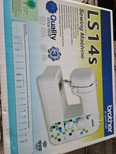 Brother LS14 Metal Chassis Sewing Machine with Brother Wide Table Extension.