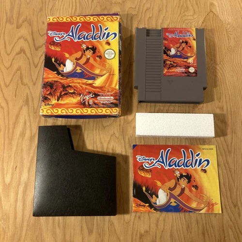 New ListingDisney Aladdin NES Nintendo PAL Rare Complete