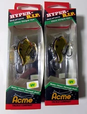 Acme Rattlin Google Eye Hyper R.I.P. 1/8oz 1.5" Lot of 2 #30RP-MY Money UV RIP