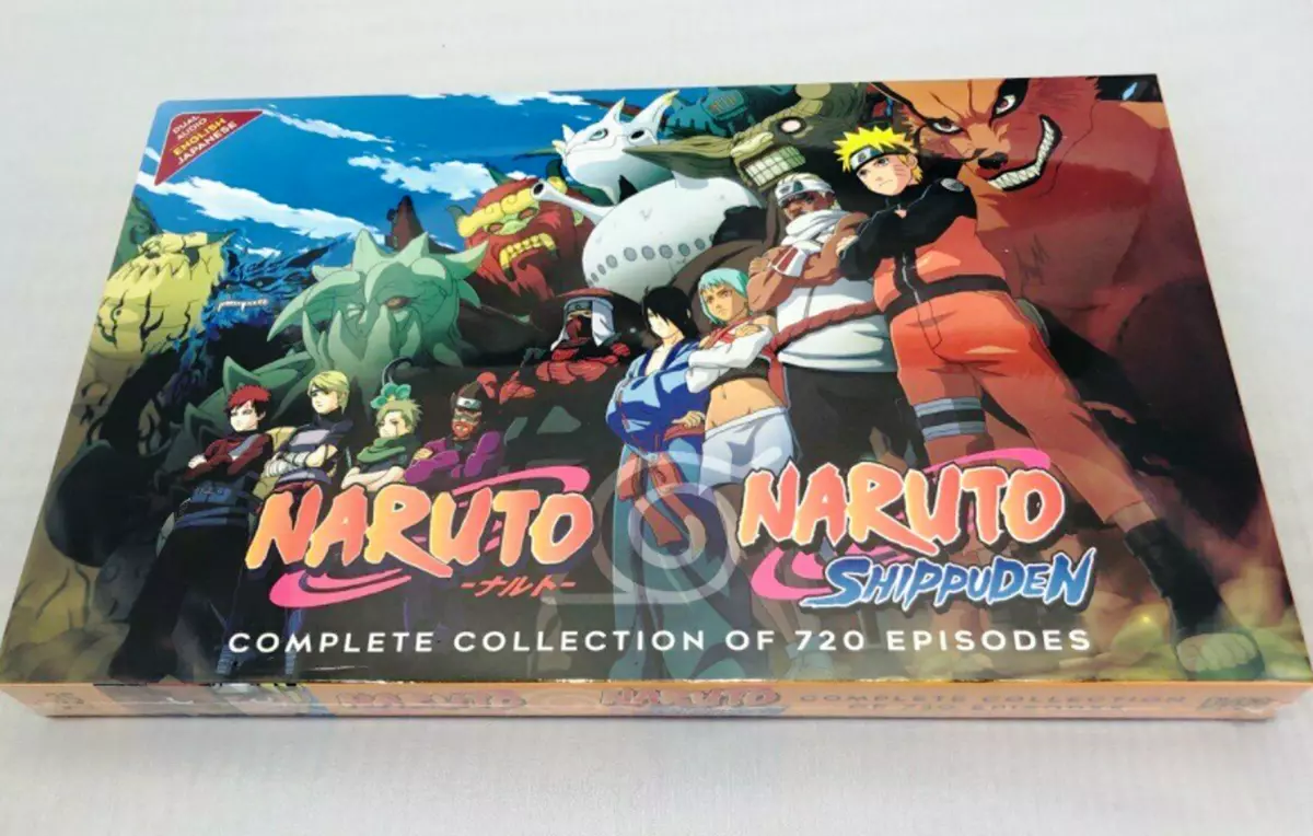 Naruto Shippuden ENGLISH DUBBED Complete Series Box Set Ep 1 - 720 End DHL