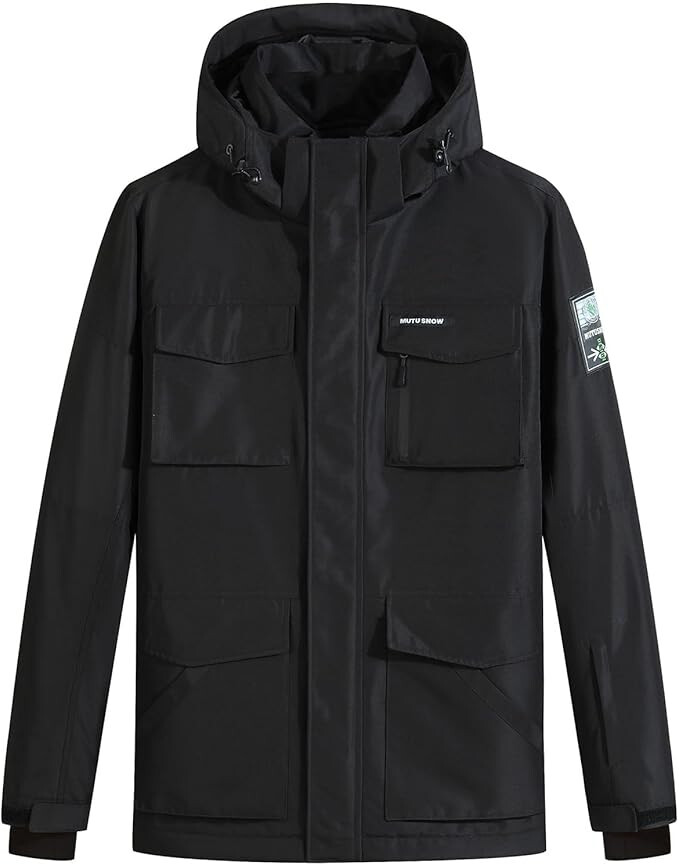 【新品タグ付】スキーウェア上下セット MUTU（ムータスノー）メンズ　М NWT $120 MEN'S SIZE L LARGE Mutusnow Ski Snow Jacket black | eBay
