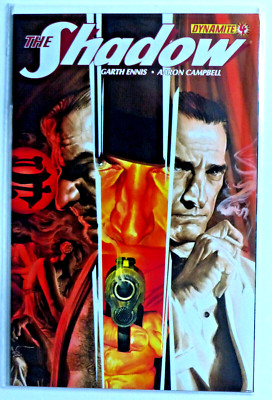 Dynamite Comics The Shadow #4 Garth Ennis Alex Ross A Cv First Print NM+&Unread 