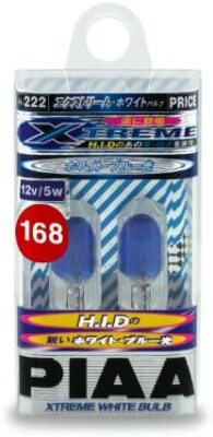 PIAA Super Bulb Series Xtreme Blue Park light bulb T10 12v 5w H-222 twin pack
