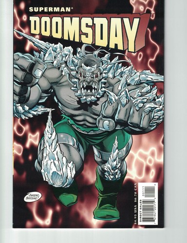 LIBRO SUPERMAN DOOMSDAY CAZADOR/PRESA #1 DE 3 (1994) DE DAN JERGENS DC COMICS - Imagen 2 de 2