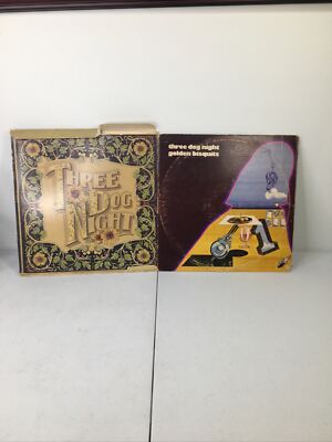 THREE DOG NIGHT- Golden Biscuits Plus Seven Separate Fools LP Record