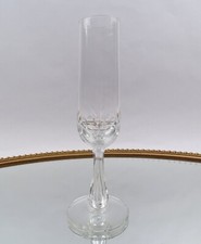 Bicchiere spumante flauto champagne h 18,5 cm cristallo vetro bolla forata 1920