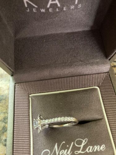Neil Lane Diamond Halo Engagement Ring 1.60 ctw - Picture 4 of 8