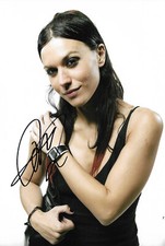 Cristina Scabbia "Lacuna coil" autograph signed 20x30 cm picture