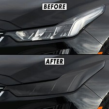 FOR 2020+ Cadillac CT5 Headlight & Fog Light SMOKE Precut Vinyl Tint Overlay