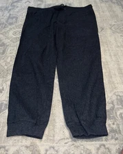 GAP Men's XL X-Large Waist Drawstring And Zipper Jogger Blackish Gray Pants