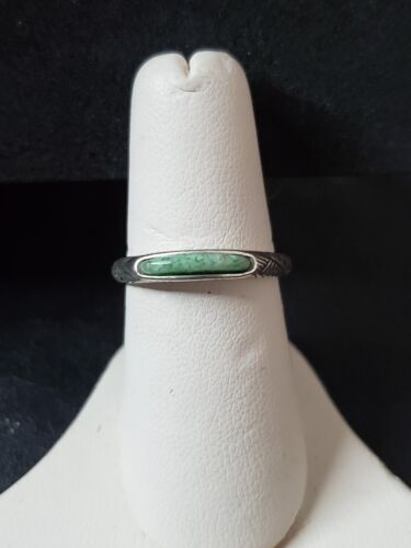 Vintage Turquoise Sterling Silver Ring - image 1