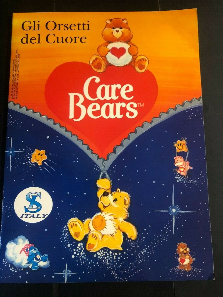 CARE BEARS GLI ORSETTI DEL CUORE ALBUM DI FIGURINE COMPLETO